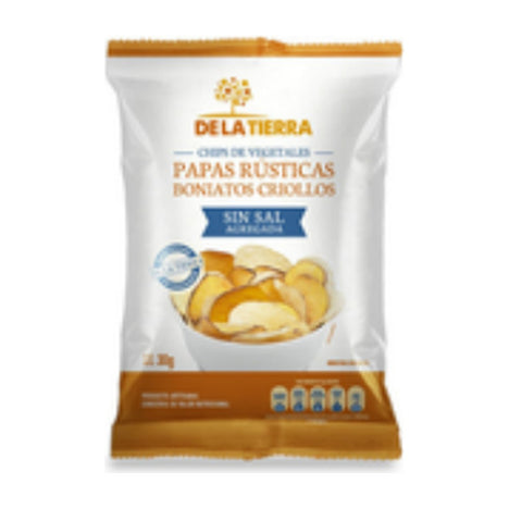 De La Tierra Boniatos y Rústicas Sin Sal 30 g
