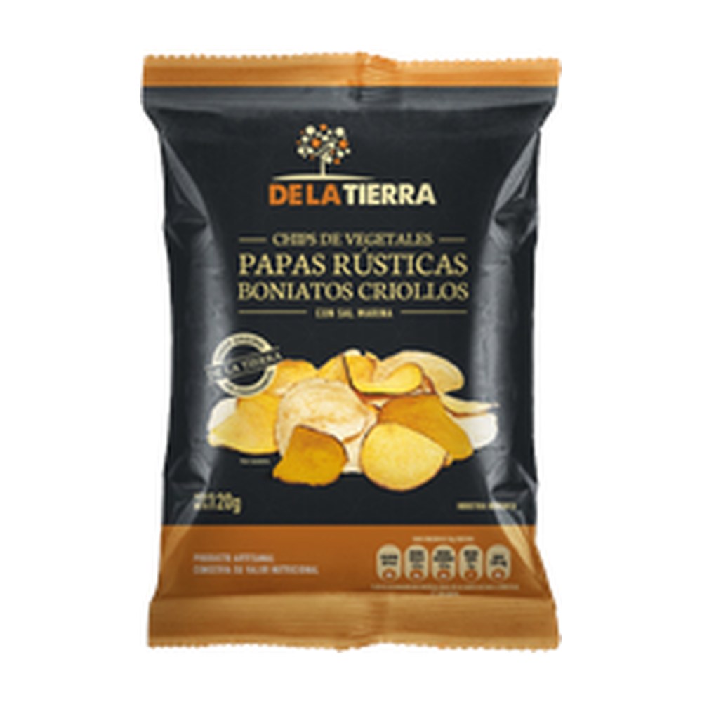 De La Tierra Boniatos y Rústicas Sin Sal 30 g