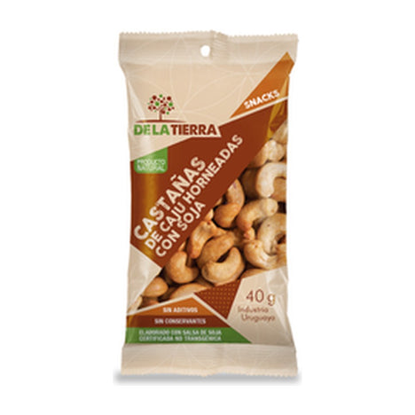 De La Tierra Castañas de Cajú con Soja 40 g