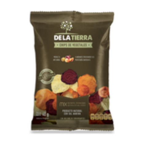 De La Tierra Chips de Vegetales Sin Sal 120 g