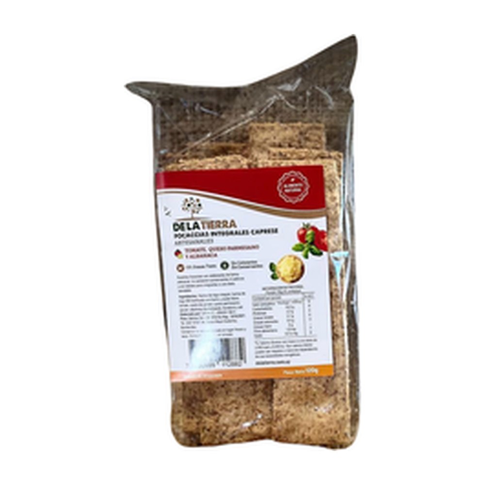 De La Tierra Galletas Focaccias Caprese