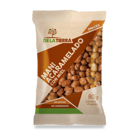 De La Tierra Maní Acaramelado con Miel 80 g
