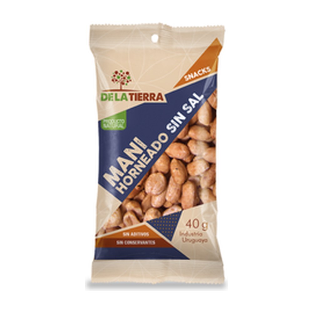 De La Tierra Maní Sin Sal 40 g