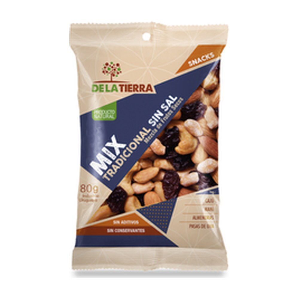 De La Tierra Mix Sin Sal 80 g
