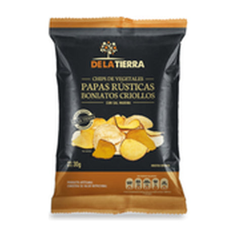 De La Tierra Papas Rústicas Sin Sal 120 g