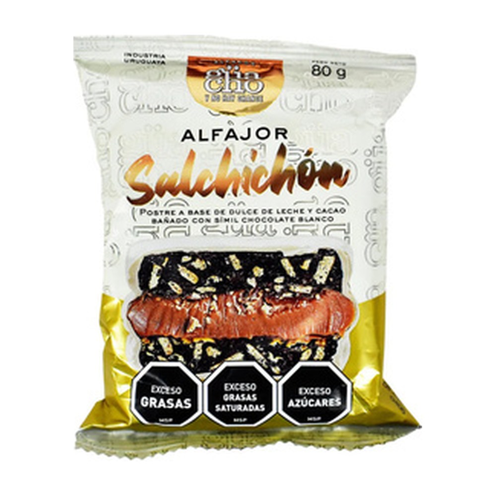 Guacho Guacho Salchichon Choco Blanco 80 G
