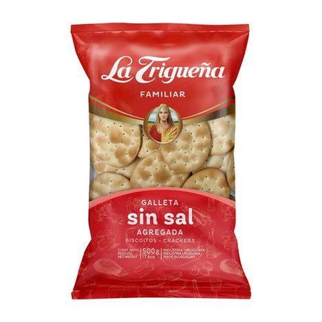 La Trigueña Galleta Familiar Sin Sal 500 g