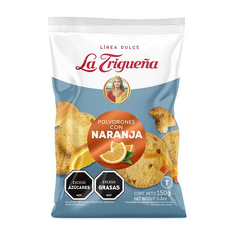 La Trigueña Polvorones con Naranja 150 g