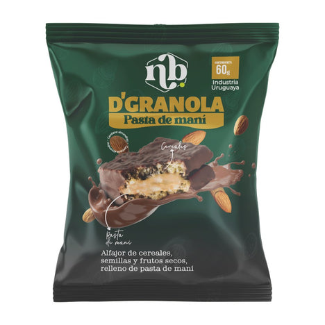 Natural Bars Alfajor Granola Maní