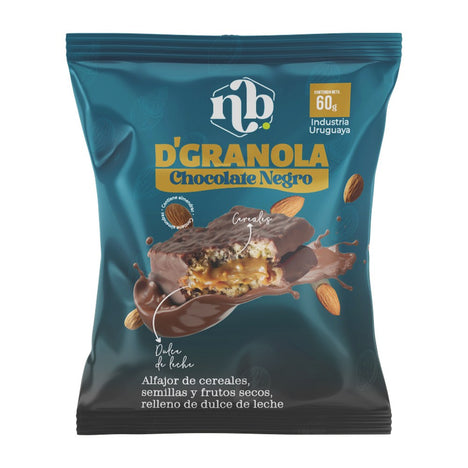 Natural Bars Alfajor Granola Negro