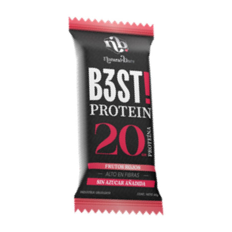 Natural Bars B3ST Proteína Frutos Rojos