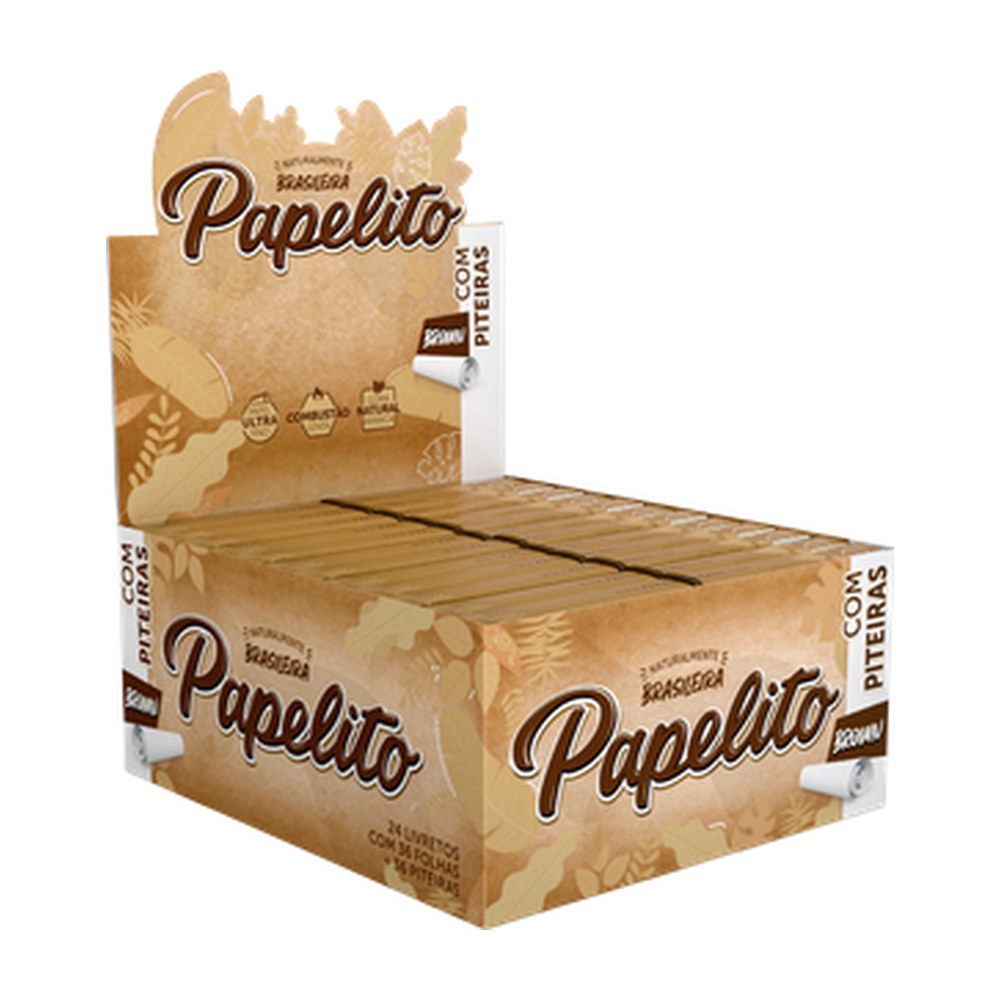 Papelito Hojillas KS Marrón con Achique