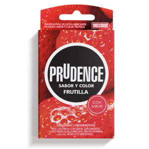 Prudence Frutilla 3 Uni / Dis x 12